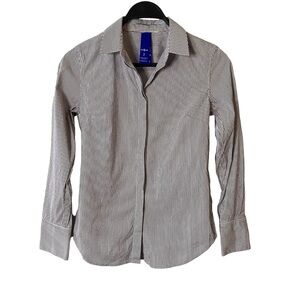 Kit and Ace Striped Button Up Shirt